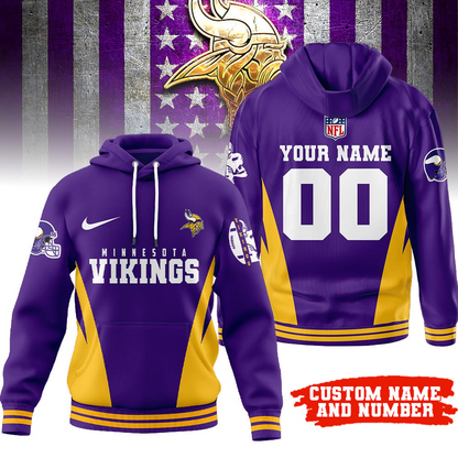MV Premium NFL Personalized Fan Hoodie DDT NTL