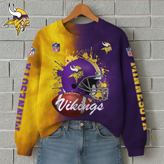 MV Premium NFL Printed Long Sleeve Casual Sweatshirt DDT NTL
