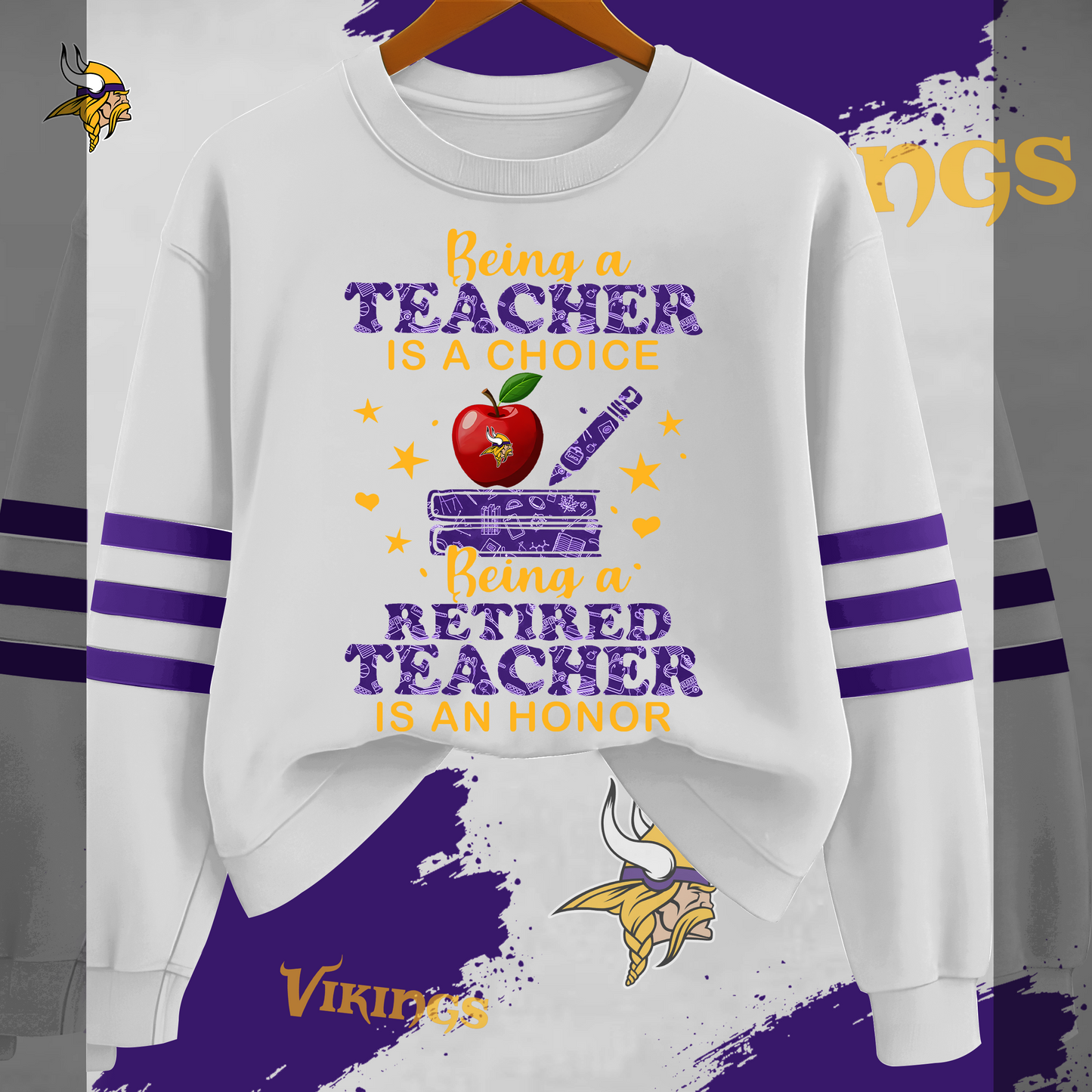 MV Premium NFL Teacher Honor 3D Sweatshirt DDT HLPHUONG