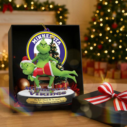 MV Premium NFL x Grinch Acrylic Ornament DDT NTL