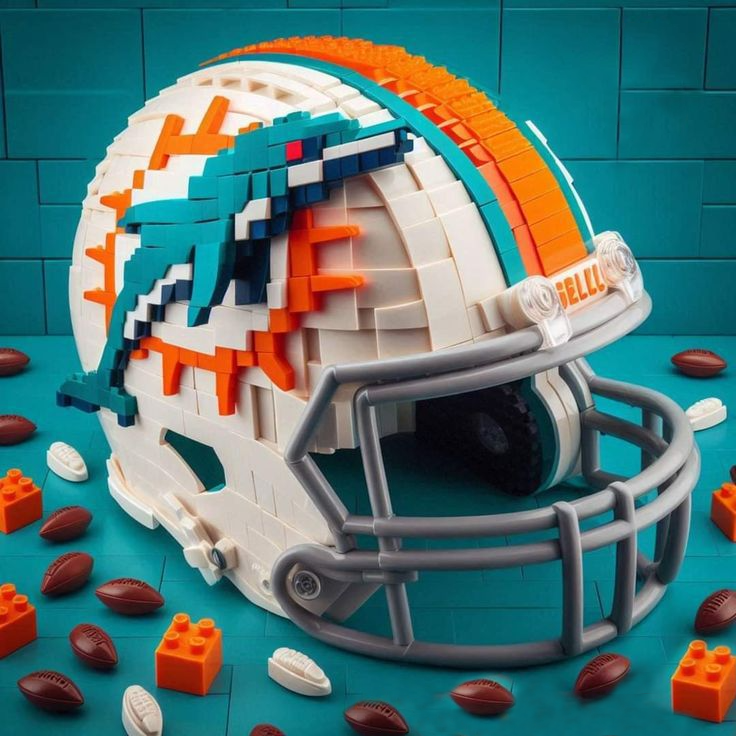 NFL Teams Helmets Armed With LEGO-Like Blocks DDT CTND KAN