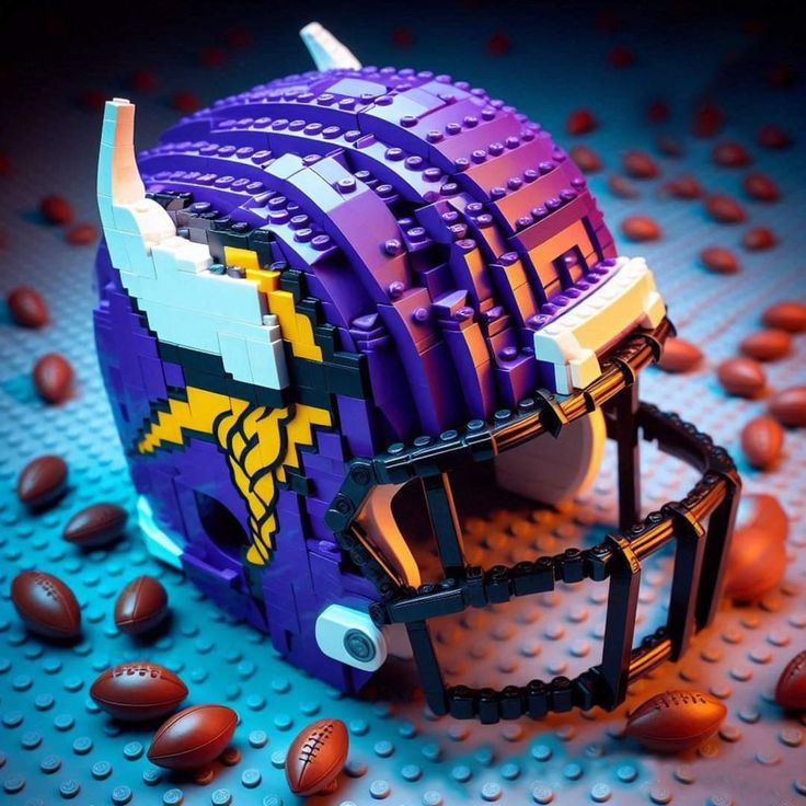 NFL Teams Helmets Armed With LEGO-Like Blocks DDT CTND KAN