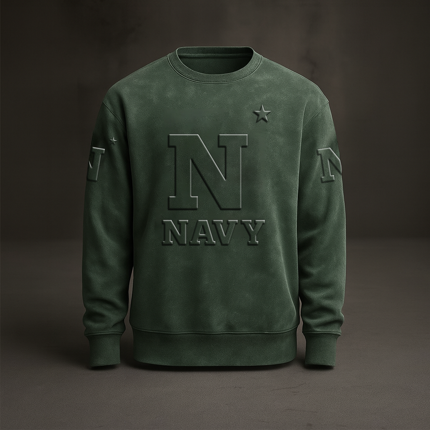 NAVY Embossed SweatShirt DatND DVT