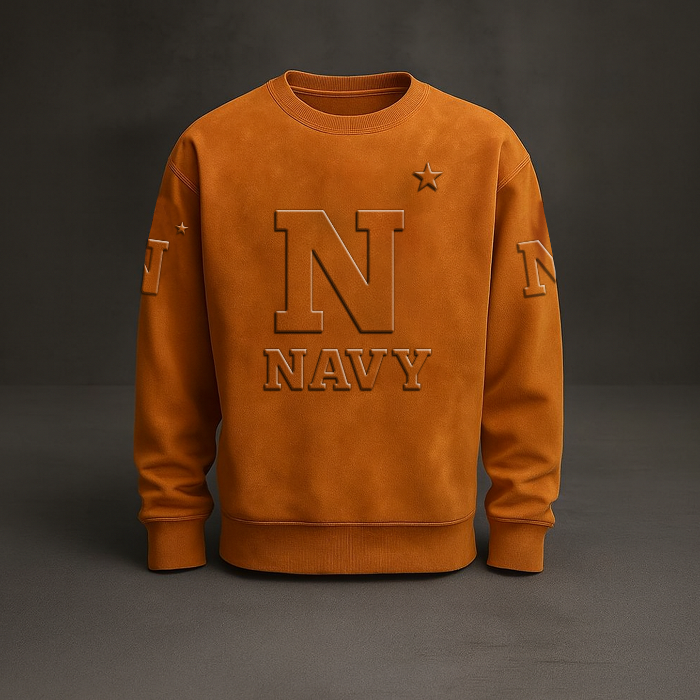 NAVY Embossed SweatShirt DatND DVT