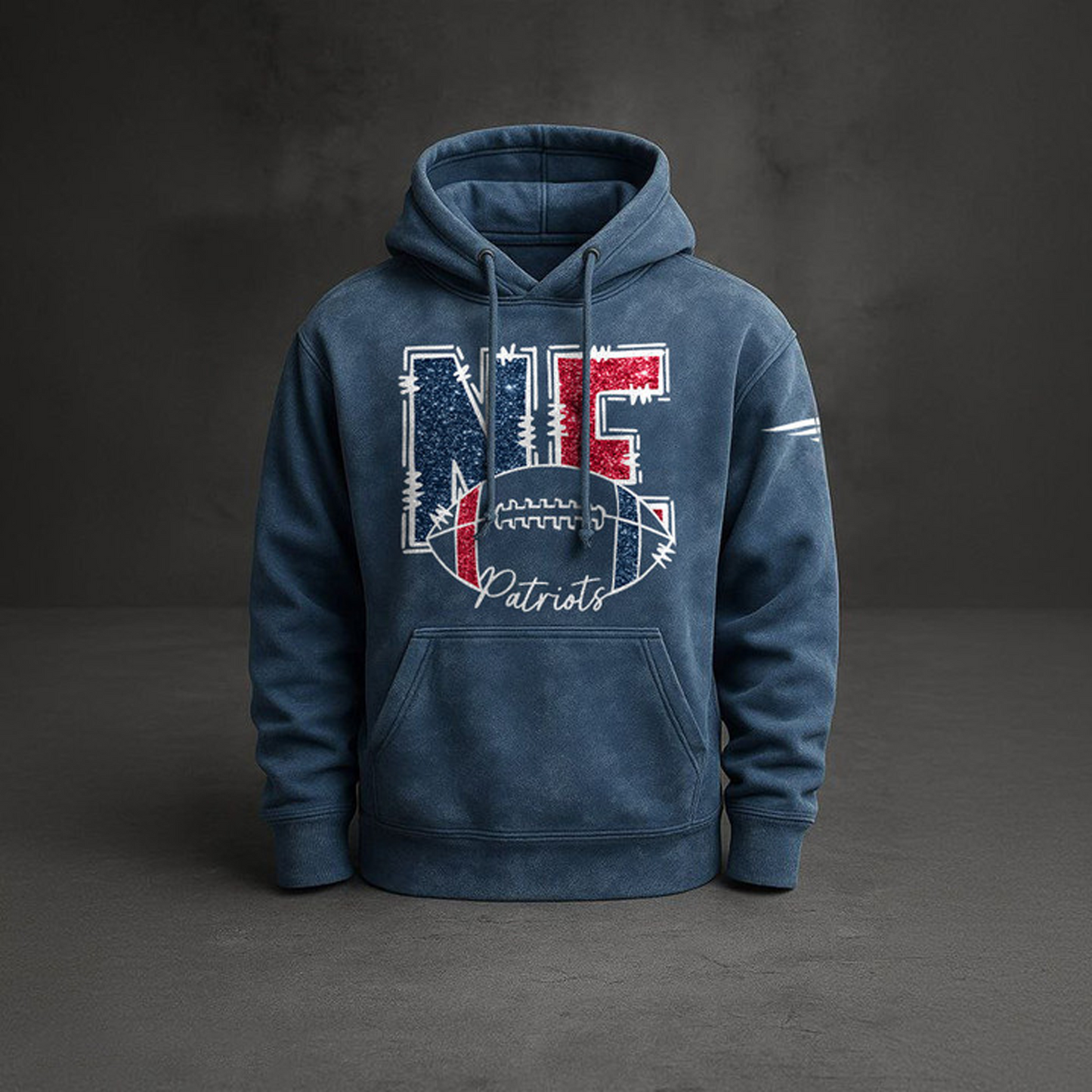NE x NFL Embossed Hoodie DatND THUONGNH
