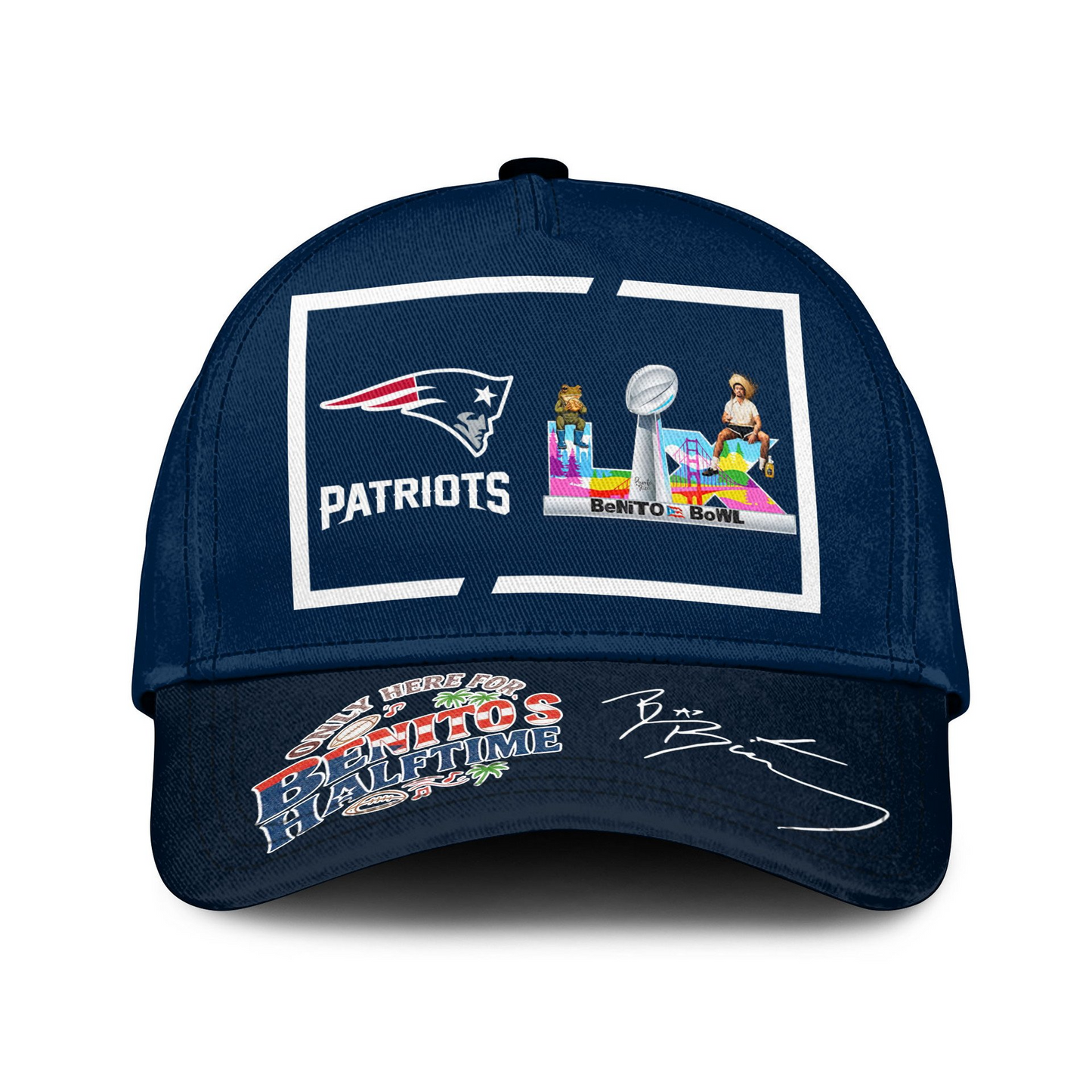 NEP Premium NFL Only Here For Benitos Halftime Cap DDT HLPHUONG