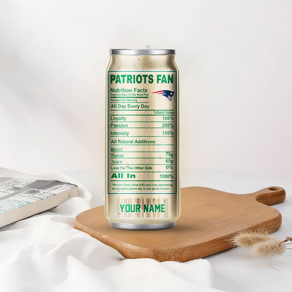 NEP Premium NFL Starbucks Energy Can Tumbler DDT  NTL