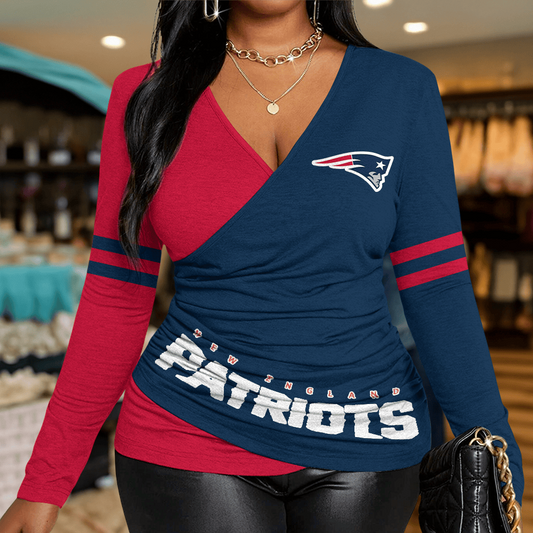 NEP Premium NFL Women V-neck Leisure Shirt DDT CTND