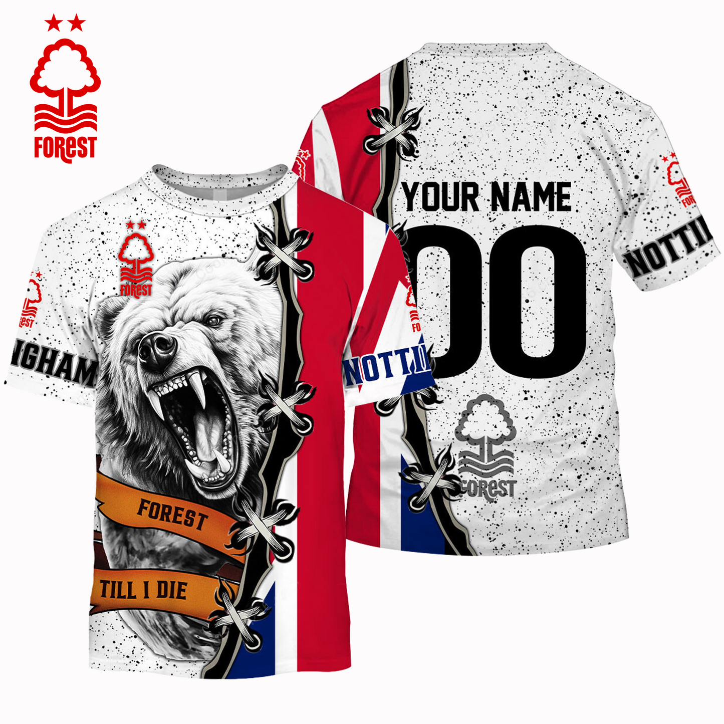 NF x EPL UK Flag Mascot Design Shirt DDT CTND