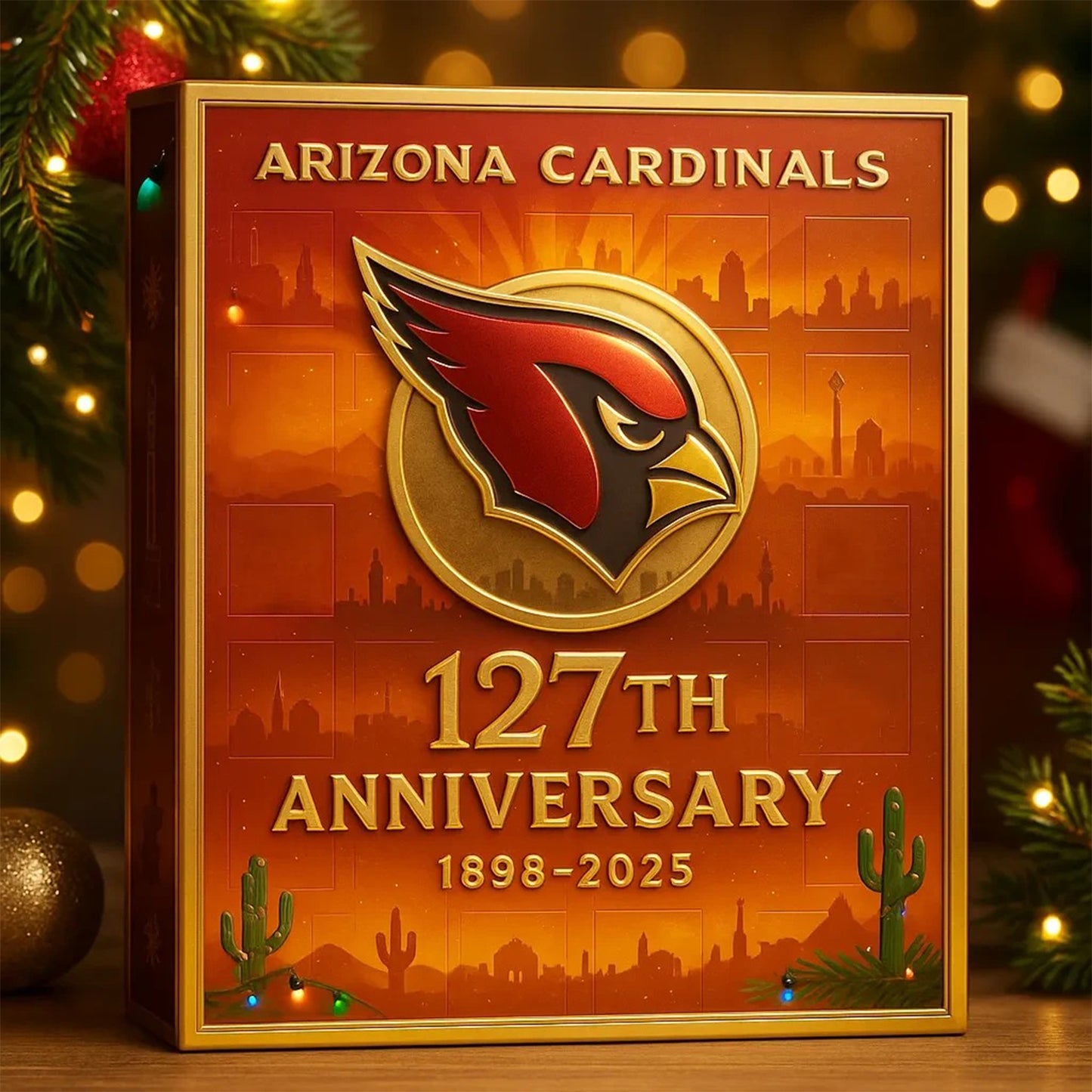 NFL ARI Team Advent Calendar Christmas V1 NAK NHM
