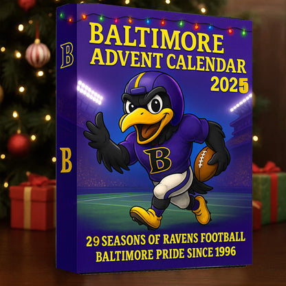 NFL BAL Team Advent Calendar Christmas V1 NAK NHM