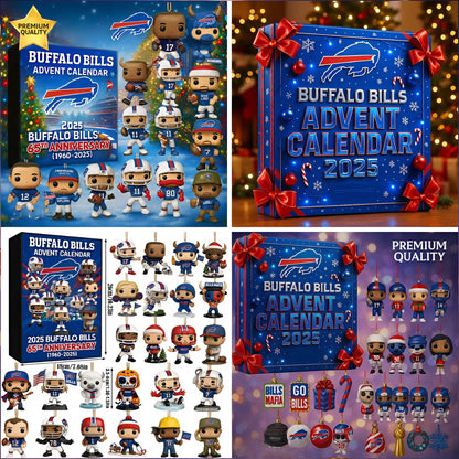 NFL BUF Team Advent Calendar Christmas V1 NAK NHM