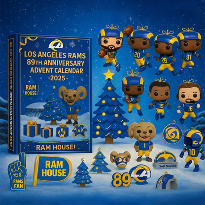 NFL LAR Team Advent Calendar Christmas V1 NAK NHM