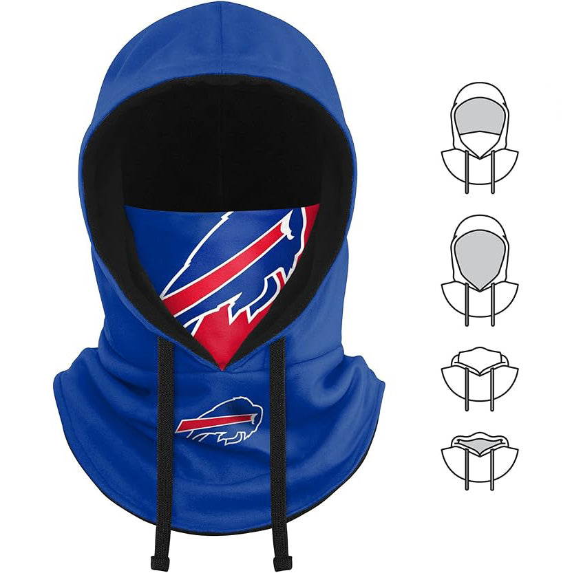 NFL x BUF Winter Cap Hooded Face Cover HLP
