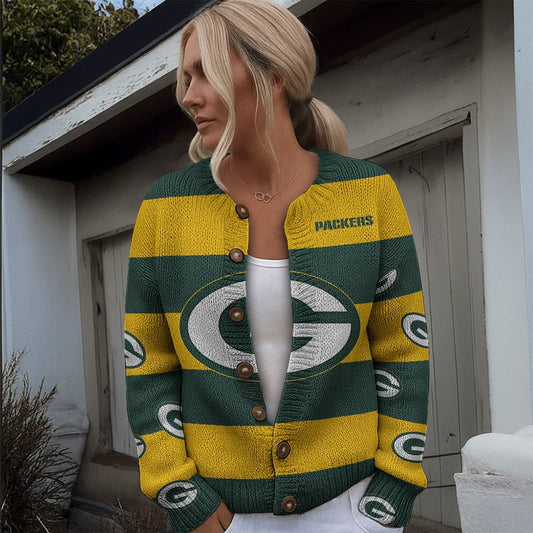 NFL x GB Women's Cardigan Sweater HLP