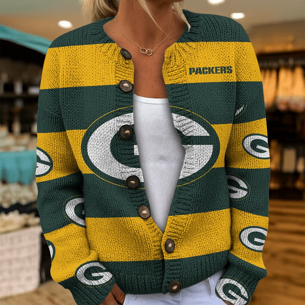 NFL x GB Women's Cardigan Sweater HLP