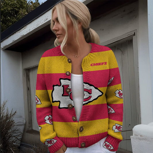 NFL x KC Women's Cardigan Sweater HLP