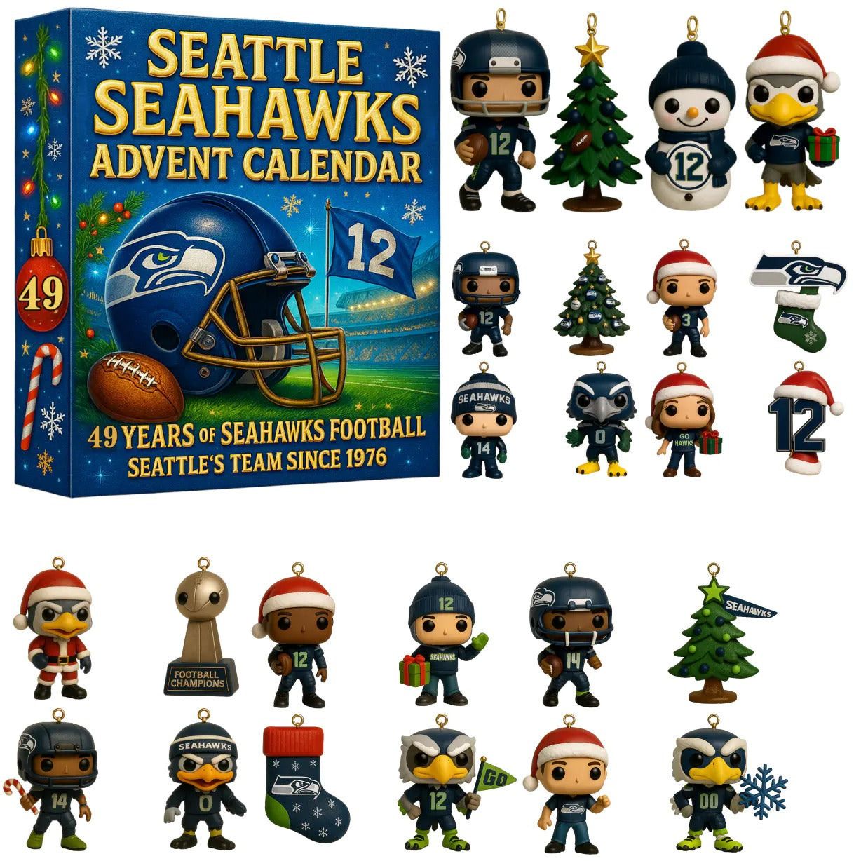 NFL x SEA 2025 Christmas Advent Calendar HLP
