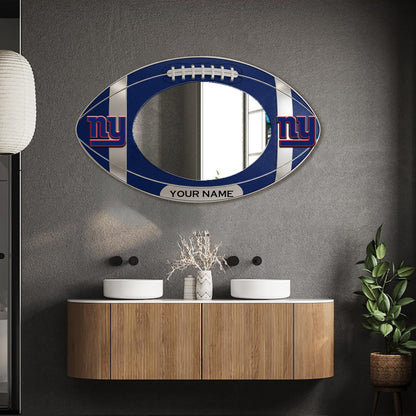 NYG Custom NFL Wall Mirror Decor For Fan DDT CTND