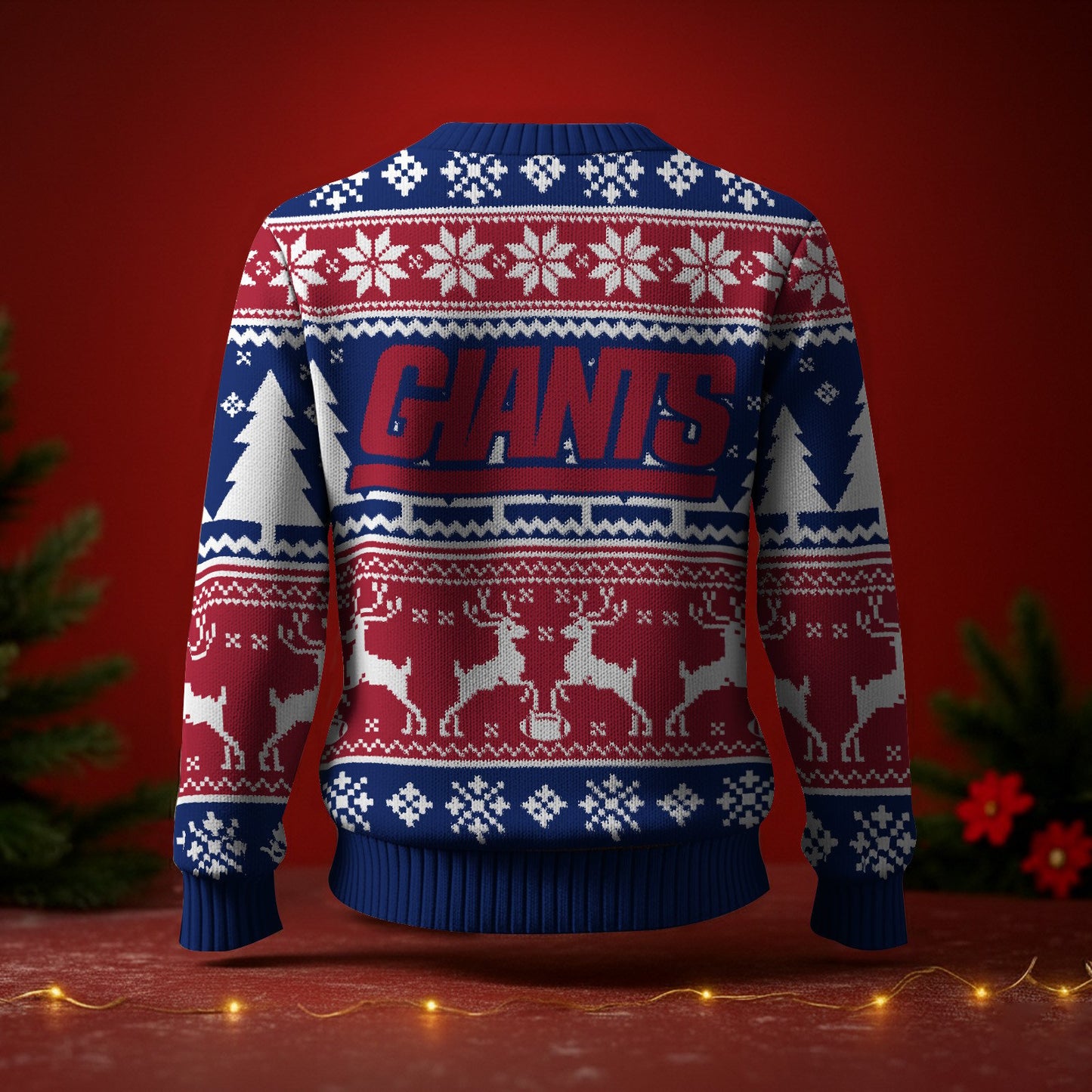 NYG x NFL Premium Ugly Christmas Sweater DatND DVT