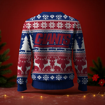 NYG x NFL Premium Ugly Christmas Sweater DatND DVT