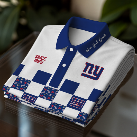 NYG Premium NFL V3 Polo Shirt DDT NTL