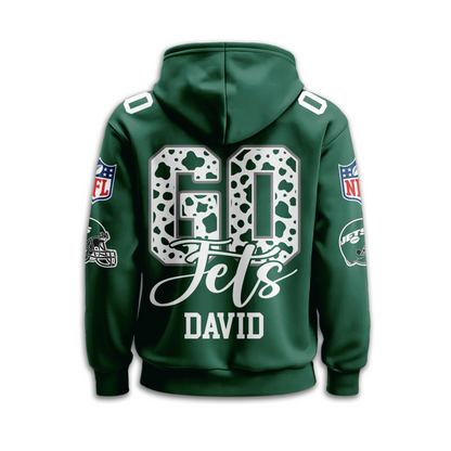 NYJ Premium NFL Custom Game Day Hoodie DDT NTL