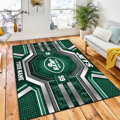 NYJ x NFL Custom Rug DatND DVT