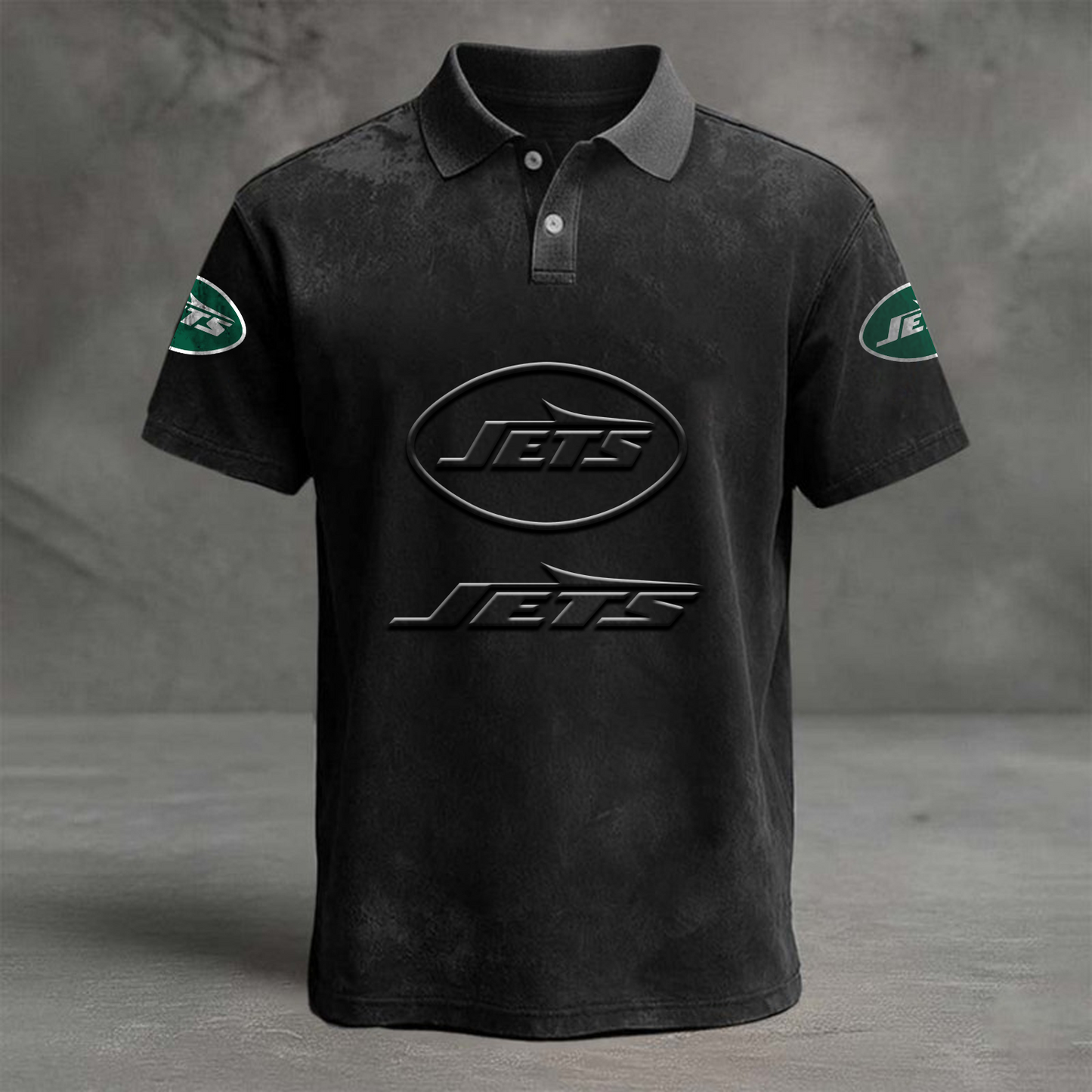 NYJ x NFL Embossed Polo Shirt DATND TANTD