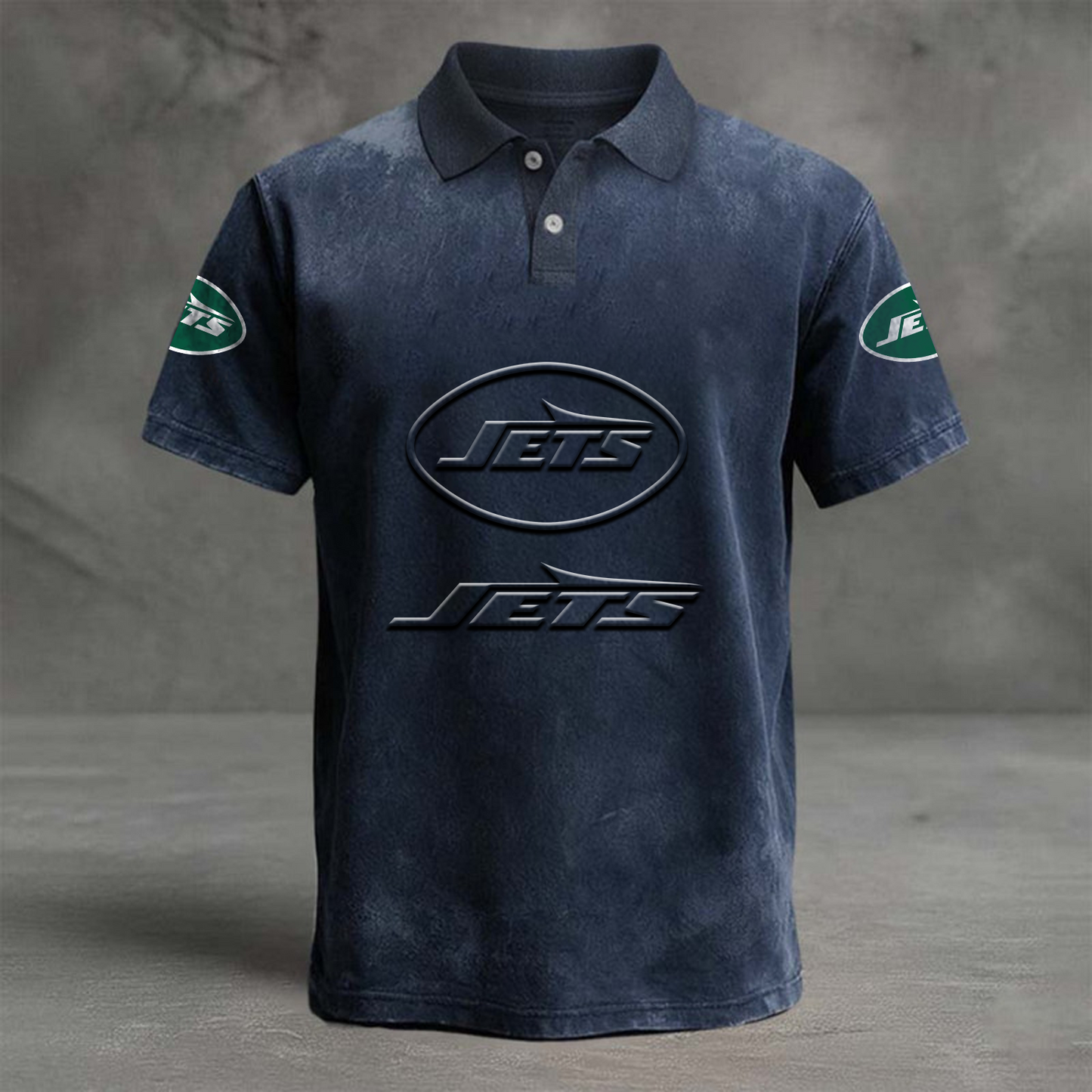NYJ x NFL Embossed Polo Shirt DATND TANTD