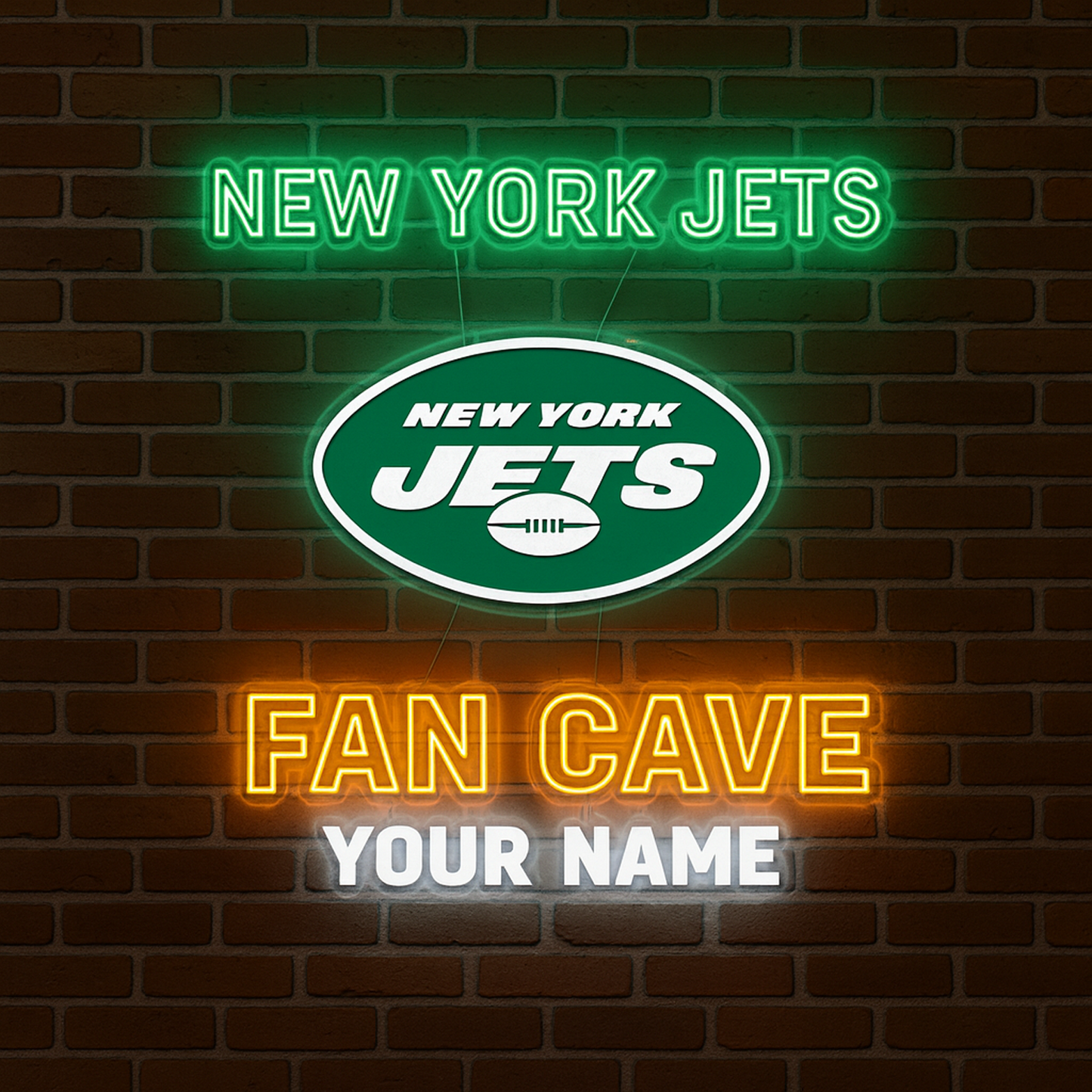 NYJ x NFL PREMIUM LED LIGHT WALL DECOR DATND TANTD