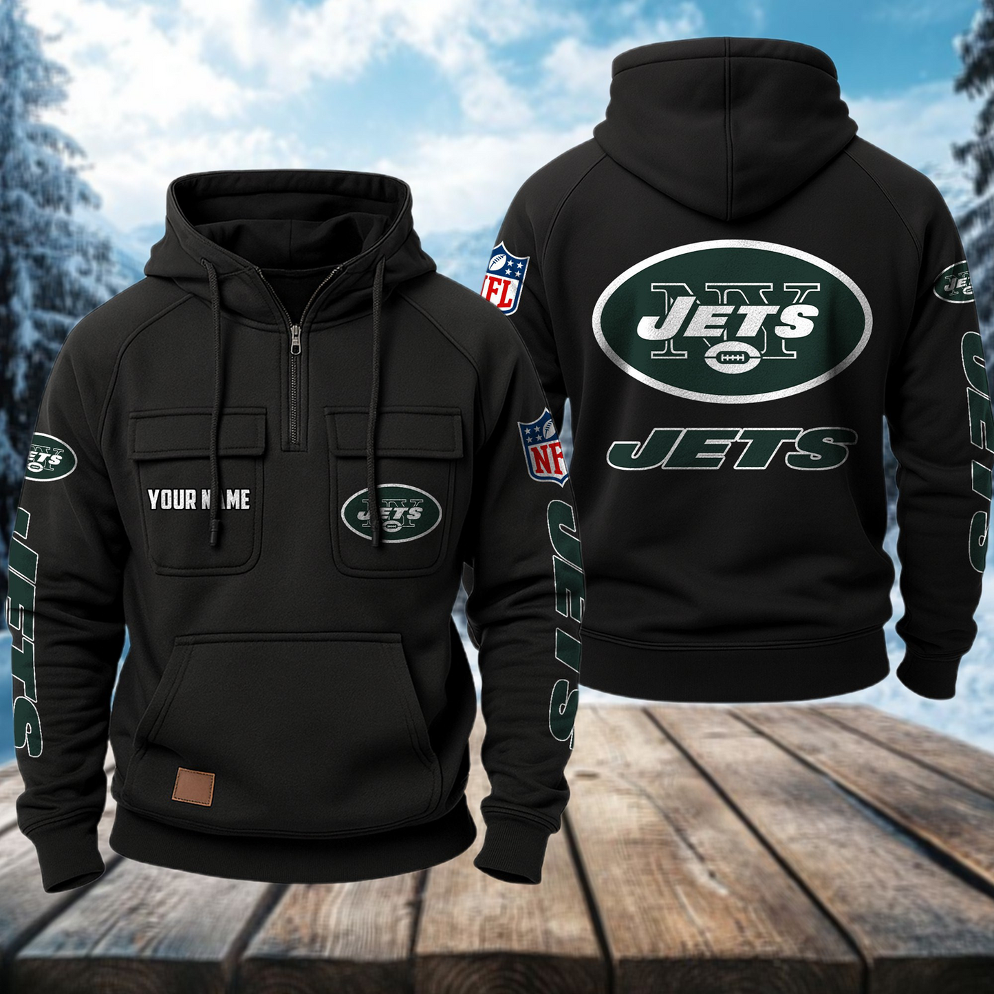 NYJ x NFL Premium Hoodie DATND TANTD
