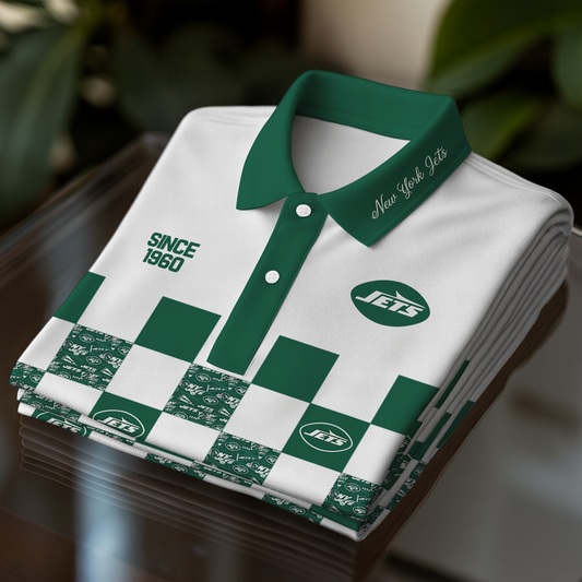 NYJ Premium NFL V3 Polo Shirt DDT NTL