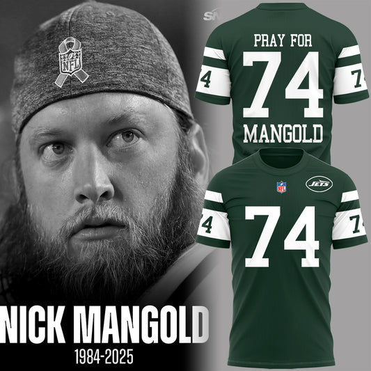 NYJ x NFL Limited Editon “Pray for MANGOLD” shirt V1 2710 DatND DVT