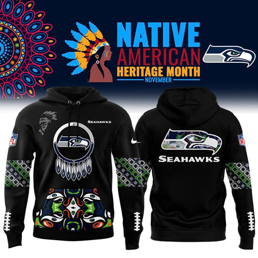 Native American Heritage Month Premium NFL X SEA Hoodie NDT NHM
