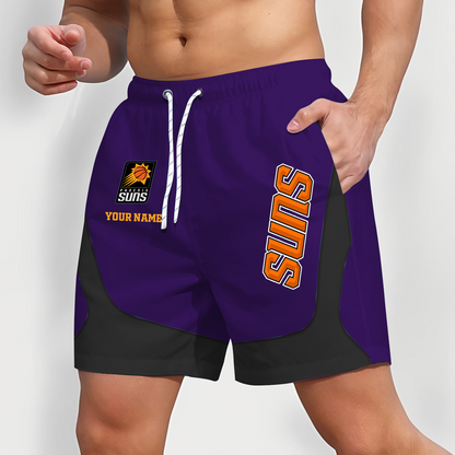 PHX x NBA Team Special Short Pants For Men Custom Name Gifts DATND TANTD