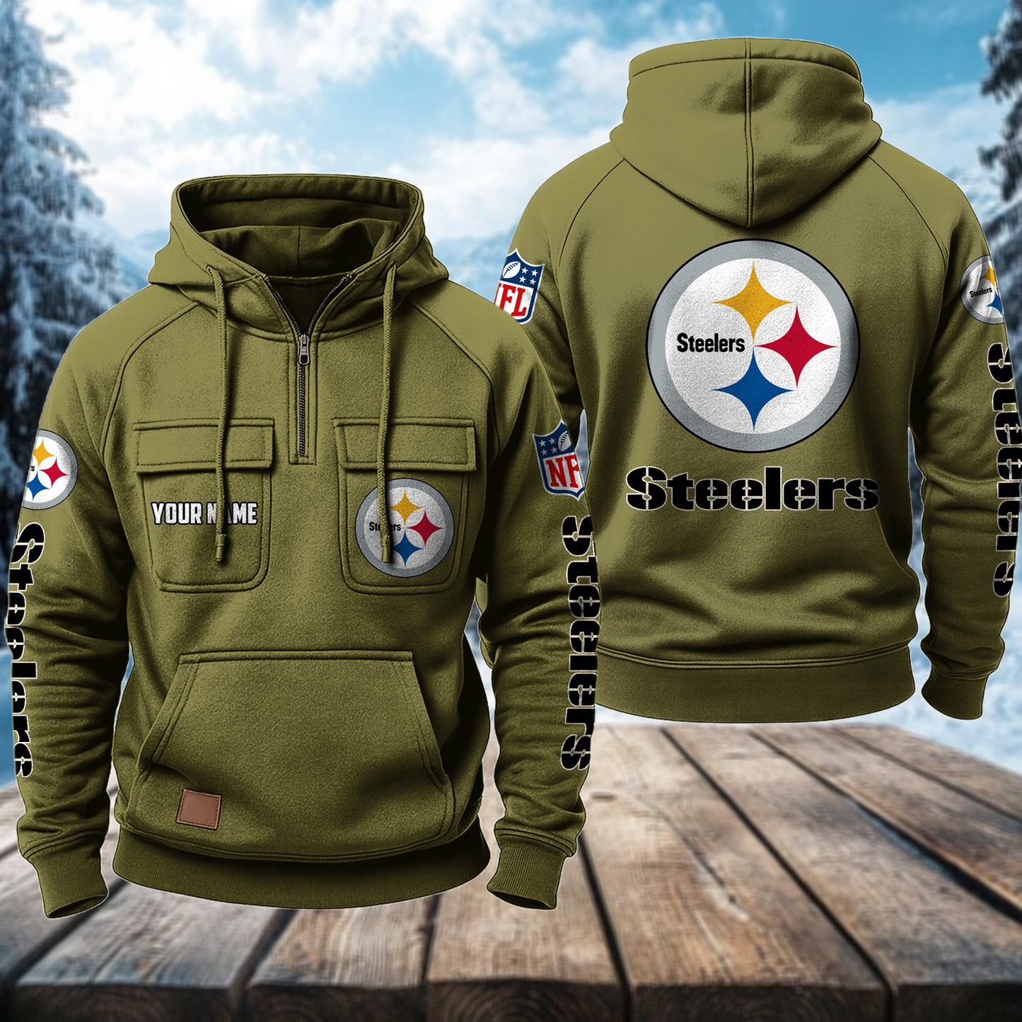 PIT x NFL Premium Hoodie DATND TANTD