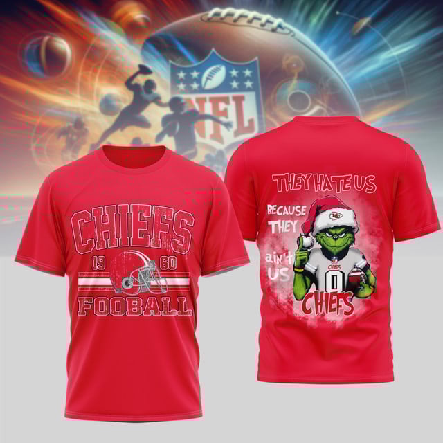 PREMIUM NFL X KACC GRINCH 3D SHIRT NDT NHM