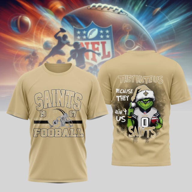 PREMIUM NFL X NO GRINCH 3D SHIRT NDT NHM