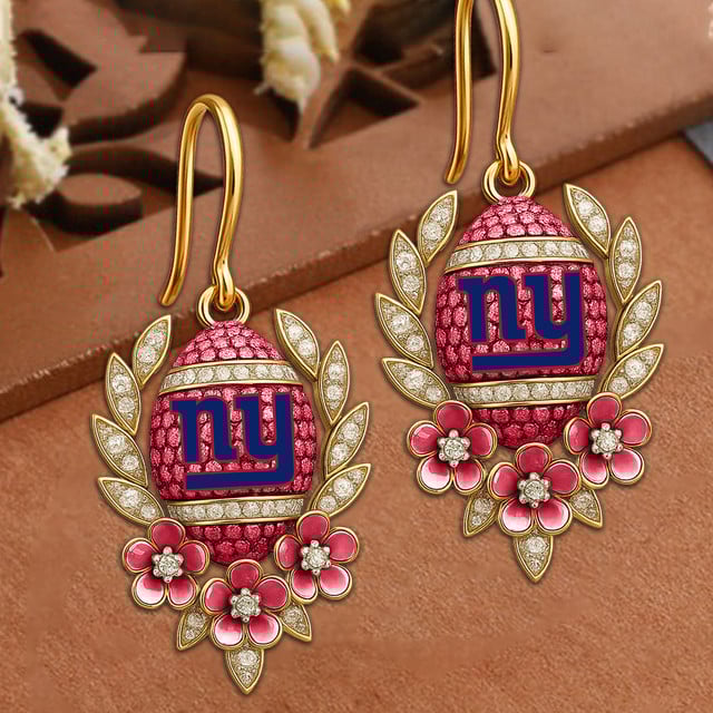 PREMIUM NFL X NYG VINTAGE EARRING NDT NHM