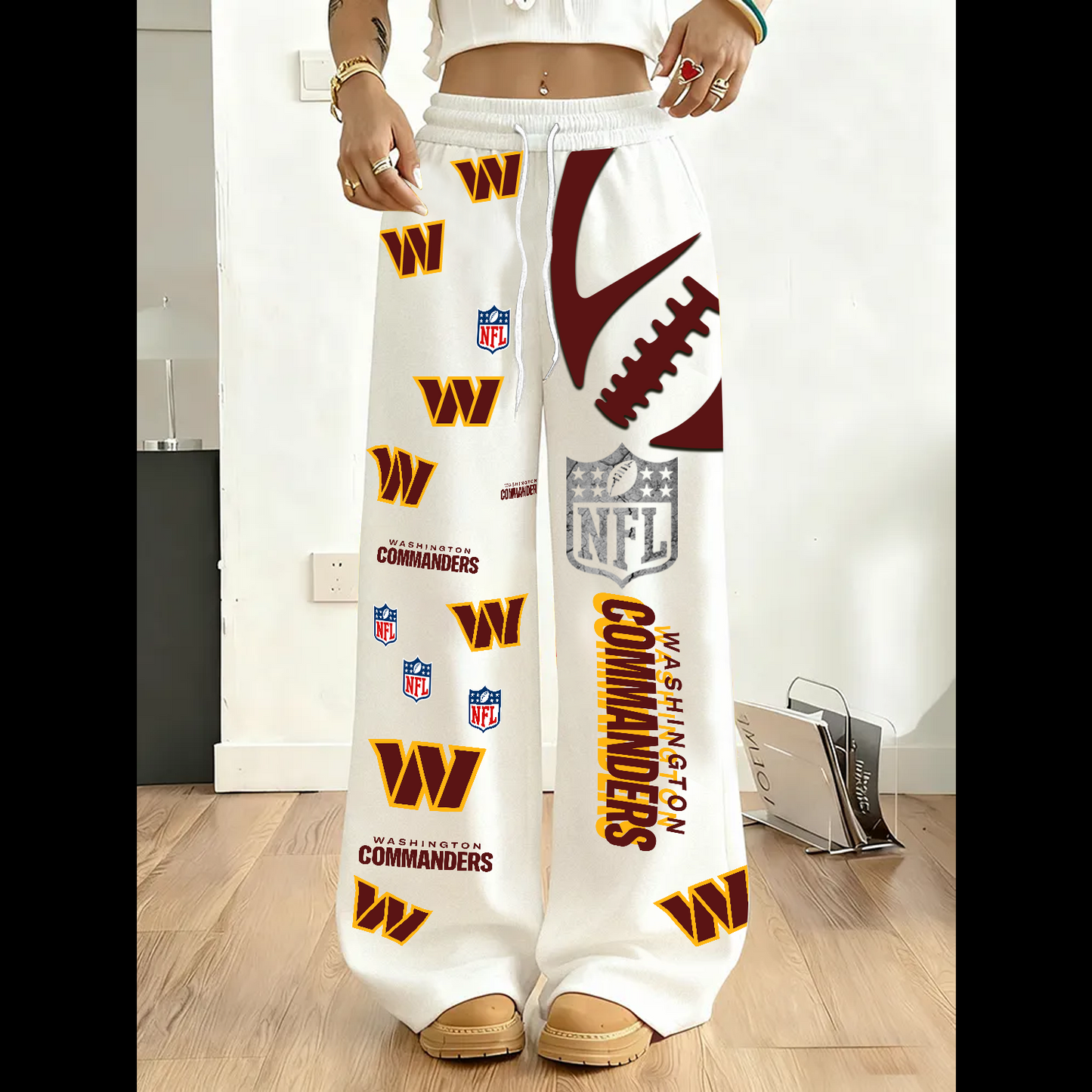 PREMIUM NFL X WAS 3D Casual Graphic Sweatpants NDT TDT