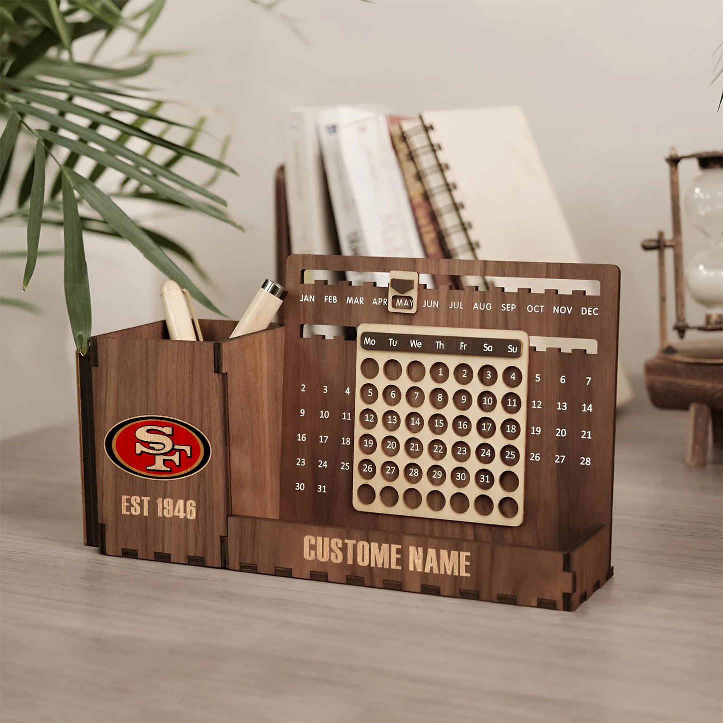 PREMIUM PERPETUAl DESK CALENDAR 2026 X SF GIFT FOR FAN NDT NHM