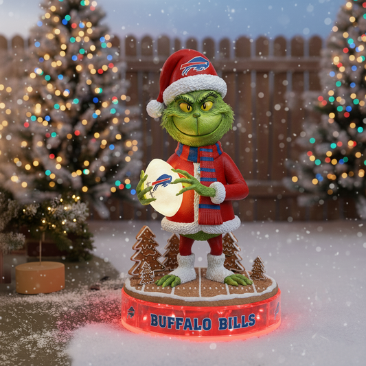 PREMIUM Whoville X BUF Holiday Spirit Collectible Grinch Statue led light NDT NHM