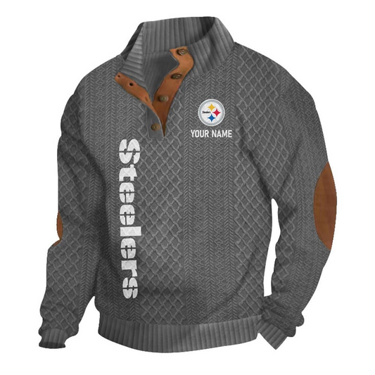 PS NFL Basic Knitted Stand Collar Sweatshirt DDT CTND