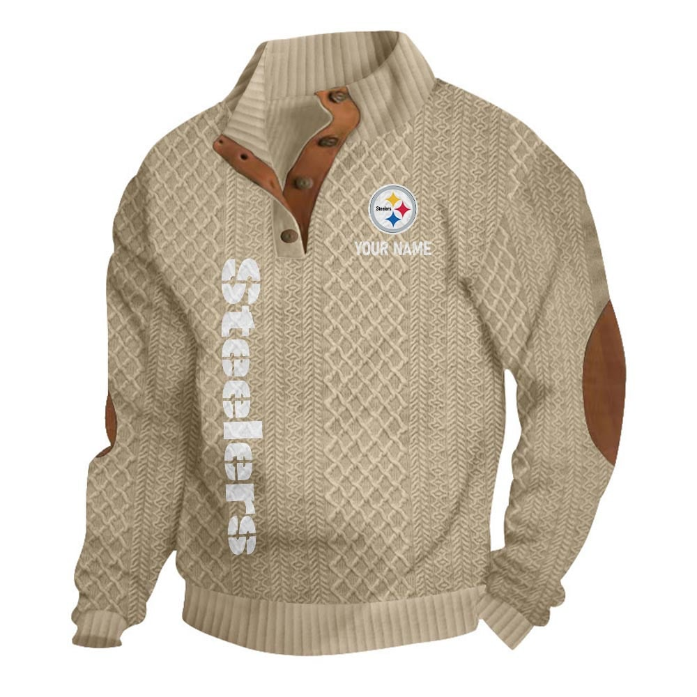 PS NFL Basic Knitted Stand Collar Sweatshirt DDT CTND