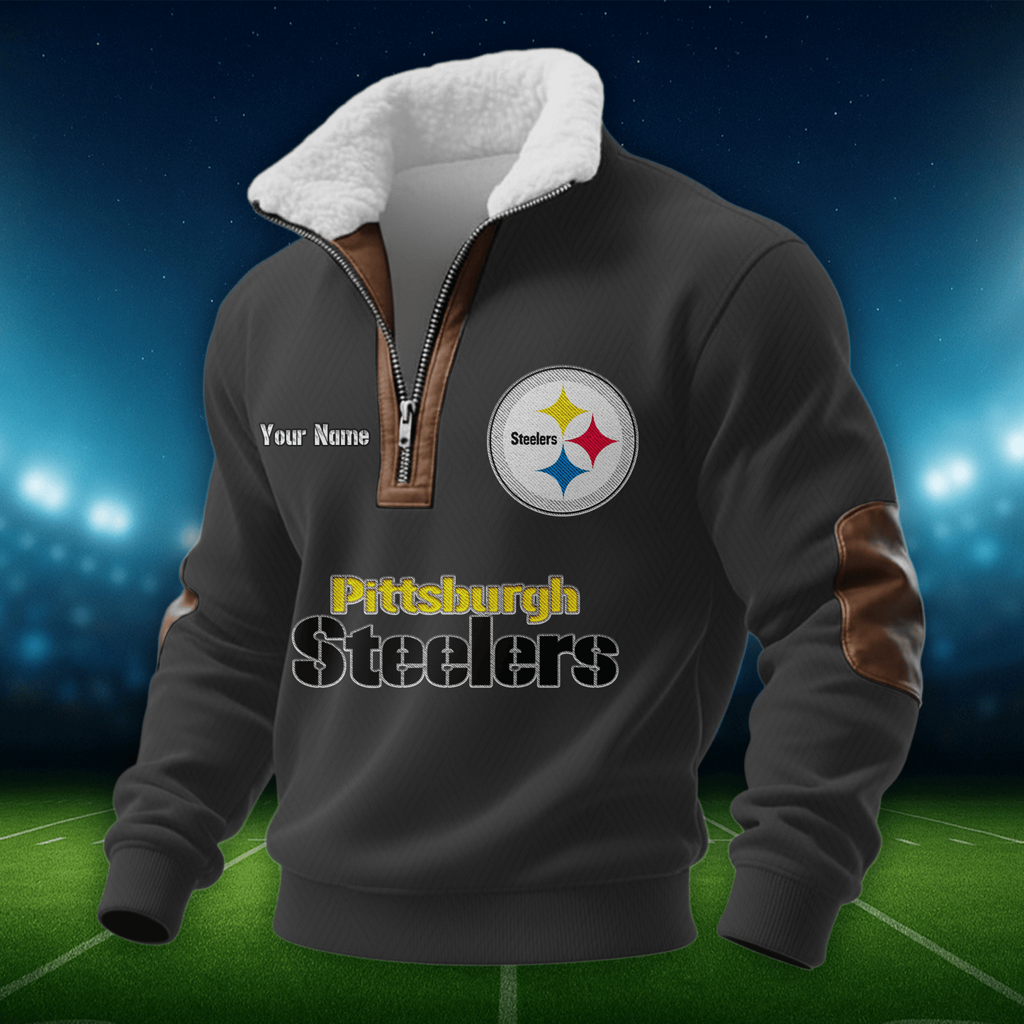 PS NFL Men Fur Collar Sweatshirt DDT CTND
