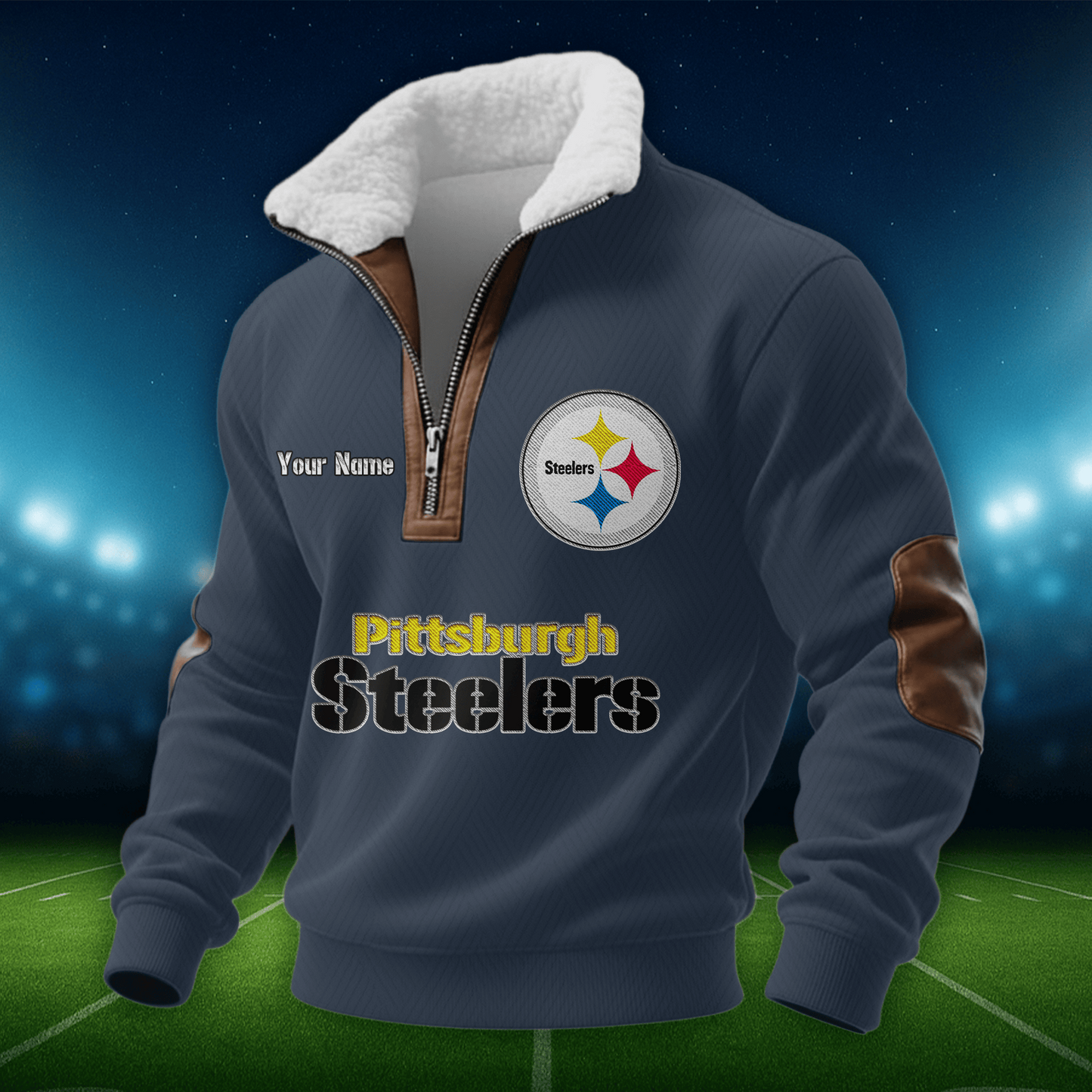 PS NFL Men Fur Collar Sweatshirt DDT CTND