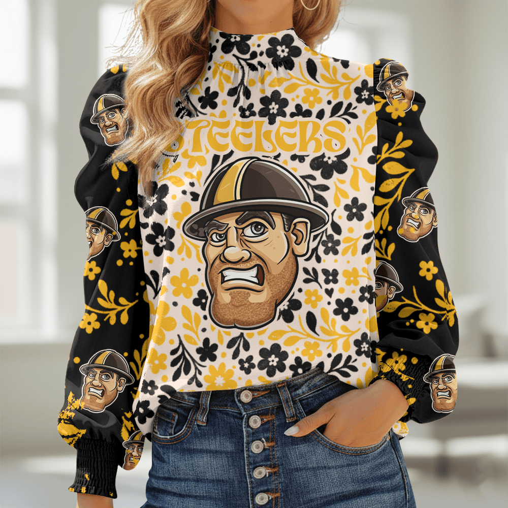 PS NFL Women Puff Sleeve Blouse DDT NTL