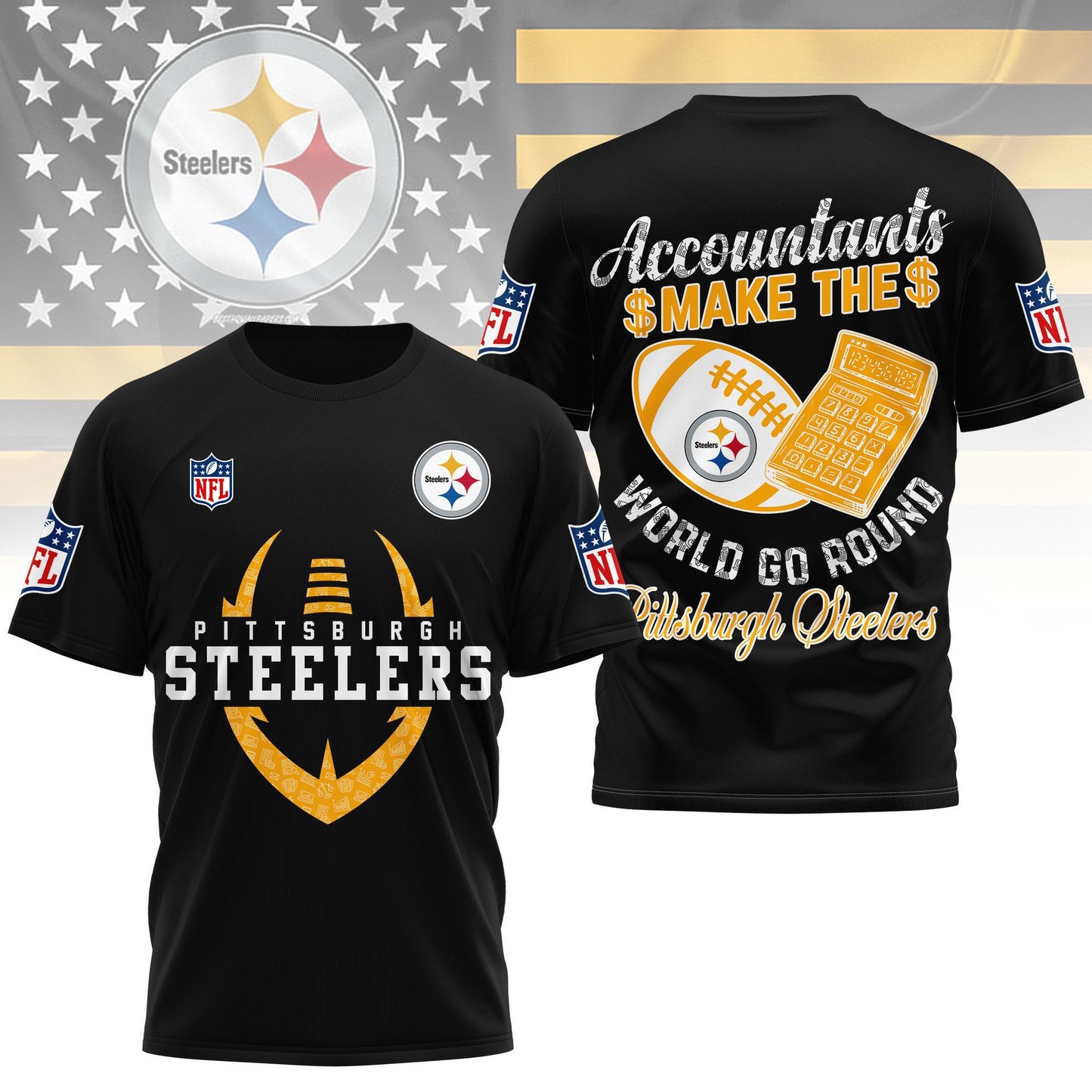 PS Premium NFL Accountant Pride Fan 3D Shirt DDT CTND