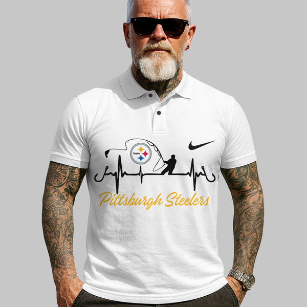 PS Premium NFL Fishing In My DNA Polo Shirt DDT CTND